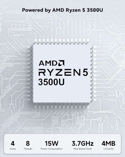 NIMO 15.6'' IPS FHD Laptop, 32GB RAM 1TB SSD AMD Ryzen 5(Beat i5-1135G7, 4 Cores Up to 3.7GHz) Student Computer with 65W Type-C, 2 Years Warranty, Fingerprint, Backlit Keyboard, BT5.2, Numpad product image