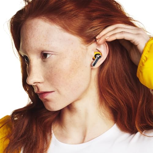 Nothing Ear (a) Wireless Earbuds, 45dB Hybrid Noise Cancelling Earbuds, Hi-Res Audio, Advanced Equaliser, Dual Connect, 6 Mics, 42.5H Playtime Ear Buds Wireless Bluetooth, Yellow product image