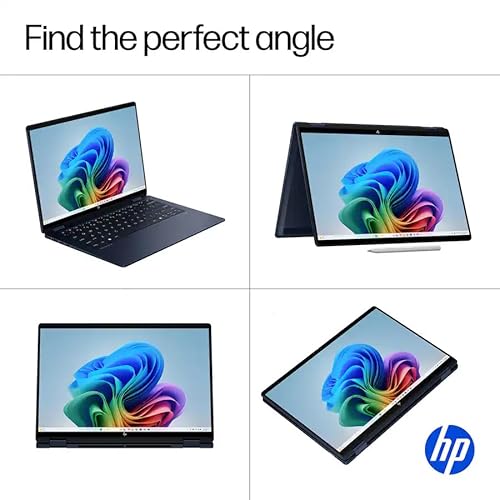 HP OmniBook X Flip (Next Gen Spectre x360) 2-in-1 Copilot+ PC Laptop 14" Touchscreen 2K Display (Intel Ultra 7-256V, 16GB LPDDR5X, 1TB PCIe SSD, Backlit KB, TB 4, WiFi 6E, 5MP IR Webcam, Win 11 Pro) product image