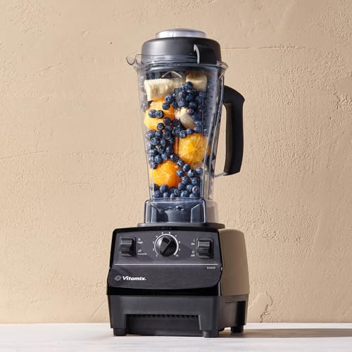 Vitamix 5200 Blender, Professional-Grade Blender for Smoothies, Soups, Ice Cream and More, Stainless-Steel Blades, Self-Cleaning Kitchen Appliance, 64 Oz Container, Black product image