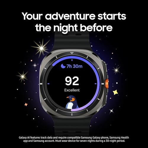 Samsung Galaxy Watch Ultra (2025) 47mm LTE Smartwatch, Titanium Casing, Advanced Sleep Coaching, Running Coach, Energy Score, Heart Rate Tracking, GPS, Titanium Gray [US Version, 2 Yr Warranty] product image