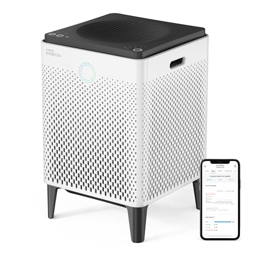 Coway Airmega 400S App-Enabled Smart Air Purifier (Covers 1,560 sq. ft.), True HEPA Air Purifier with Smart Technology, Compatible with Amazon Alexa and Google Home, White (111012) product image