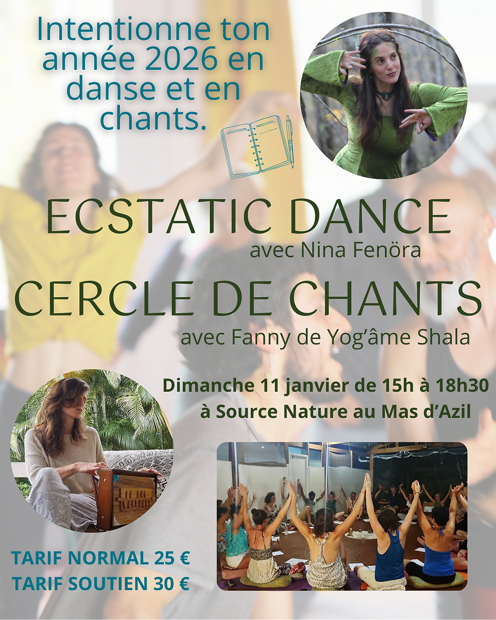 Ecstatic dance & Chant Mas d'azil 11 JANVIER