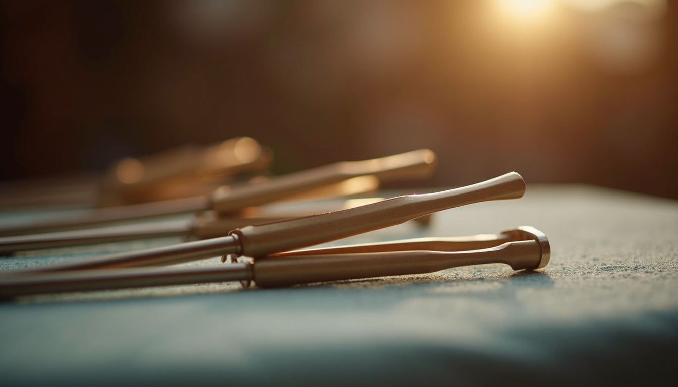 Tuning fork and sound healing tools representing the 280 Hz frequency