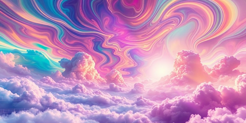Surreal cosmic landscape evoking music that transports the listener