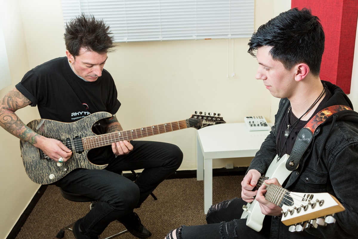 Rhythm Hub drum and guitar lessons in Gloucester