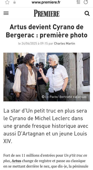 Photographe de plateau du nouveau film de Michel Leclerc