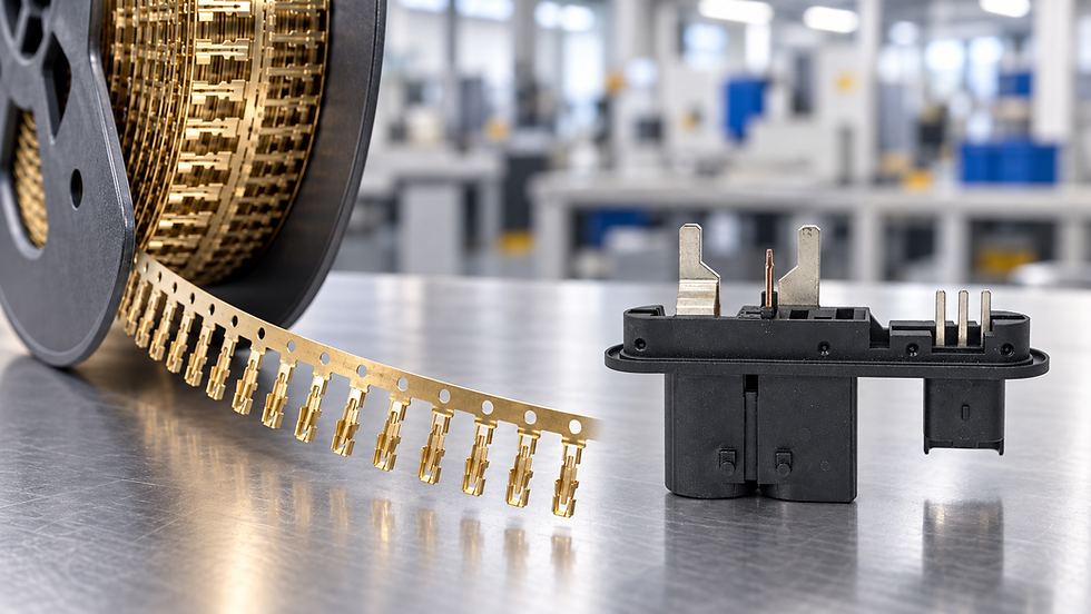 UK turnkey manufacturing combining precision metal pressing and overmoulding at Total Precision