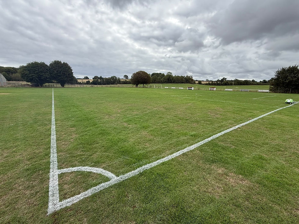 GPS Robotic Football Pitch Marking for Broughton & North Newington Veterans F.C.