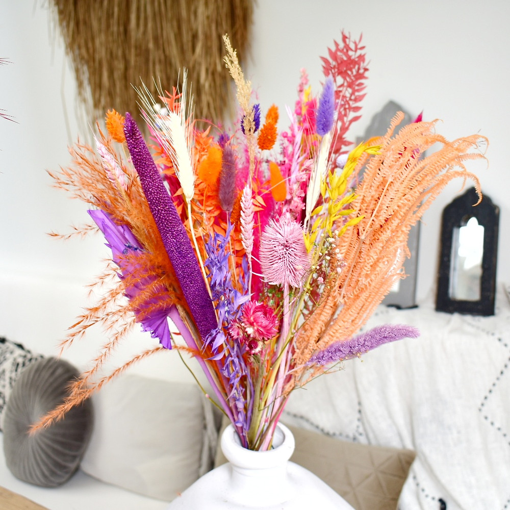 Droogboeket Terra Rosa LIFESTYLE & MORE | Stel je eigen boeket droogbloemen samen!