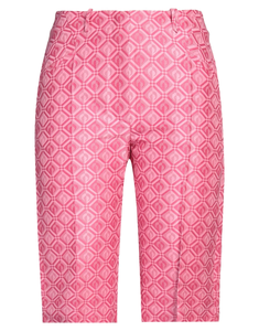 pink printed shorts