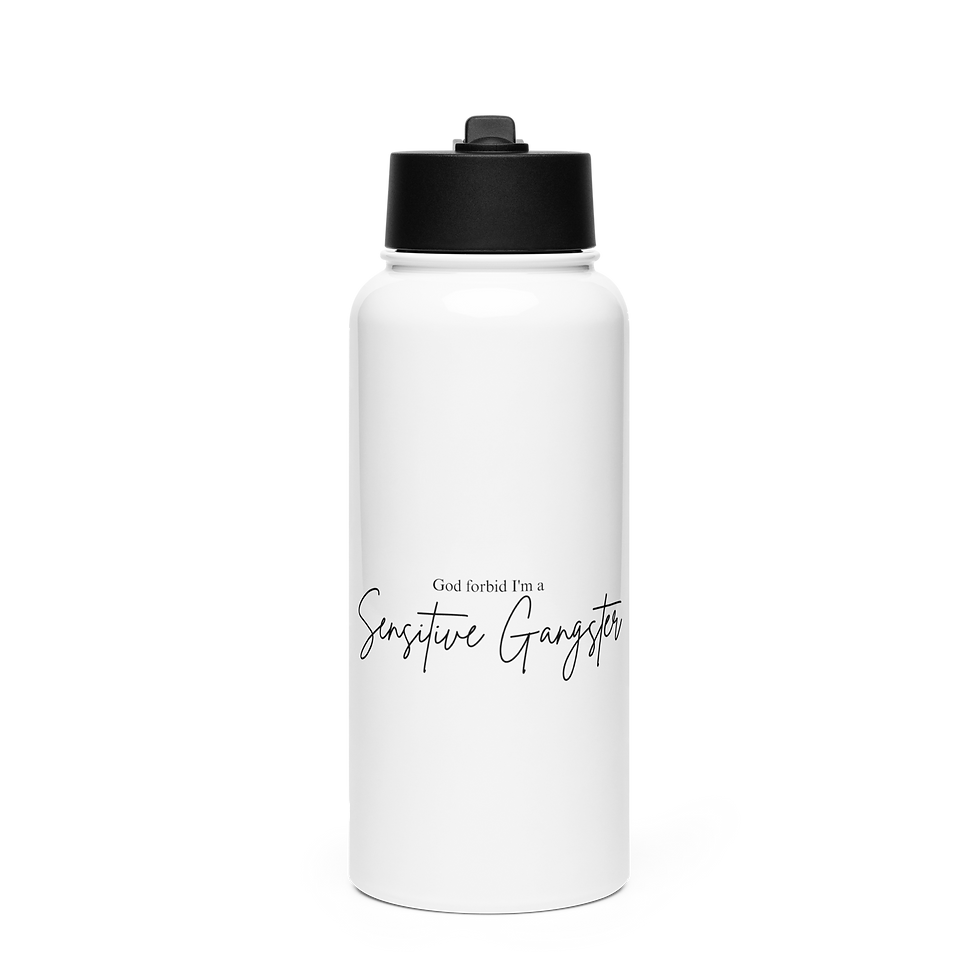 Thumbnail: Sensitive Gangster Stainless Steel Water Bottle
