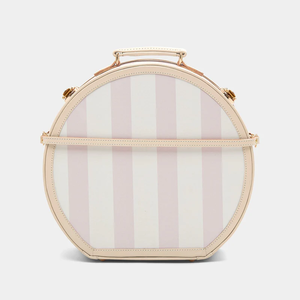 striped hat box
