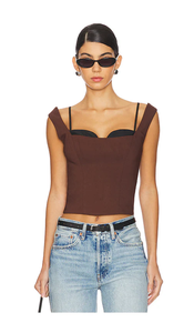 Kenley Top In Brown