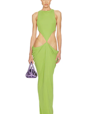 Helsa Margarite Jersey Gown