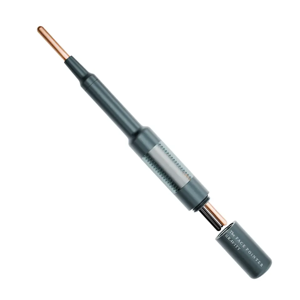Gravity Face Pointer - gray wand with copper tip
