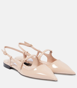 Didi Patent Leather Slingback Flats
