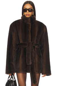 Andrea Faux Fur Jacket
