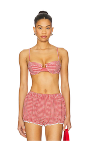 Check Me Out Top (in Red Gingham)