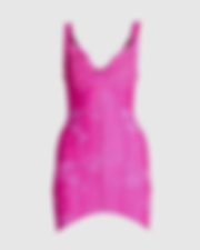Balenciaga Lingerie Mini Dress in Lipstick Pink