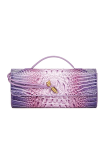 Trendy Women Crocodile Evening Clutch Purse