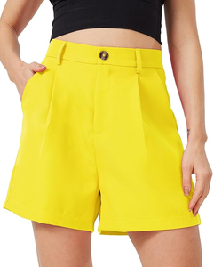Casual Shorts for Women (in Brilliant Lemon)