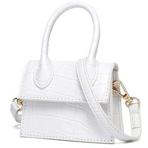 Mini Purse for Women, Mini Bag with Crocodile Pattern