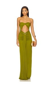 Farrah Gown In Olive