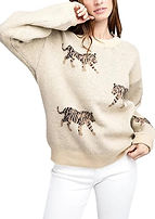 Alice - Ciara Cropped Tiger Patch Sweater - Cream.jpg