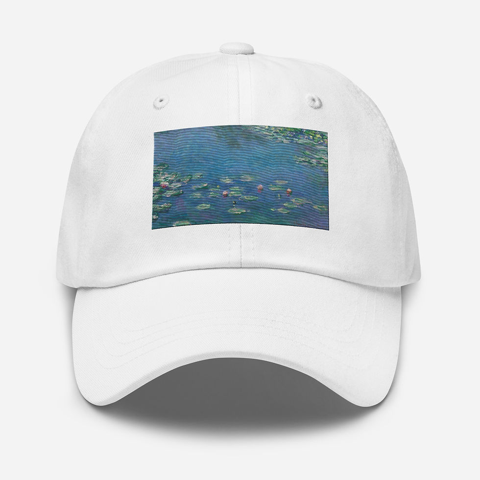 Thumbnail: Monet Water Lilies Ball Cap - Inspired by Emily in Paris