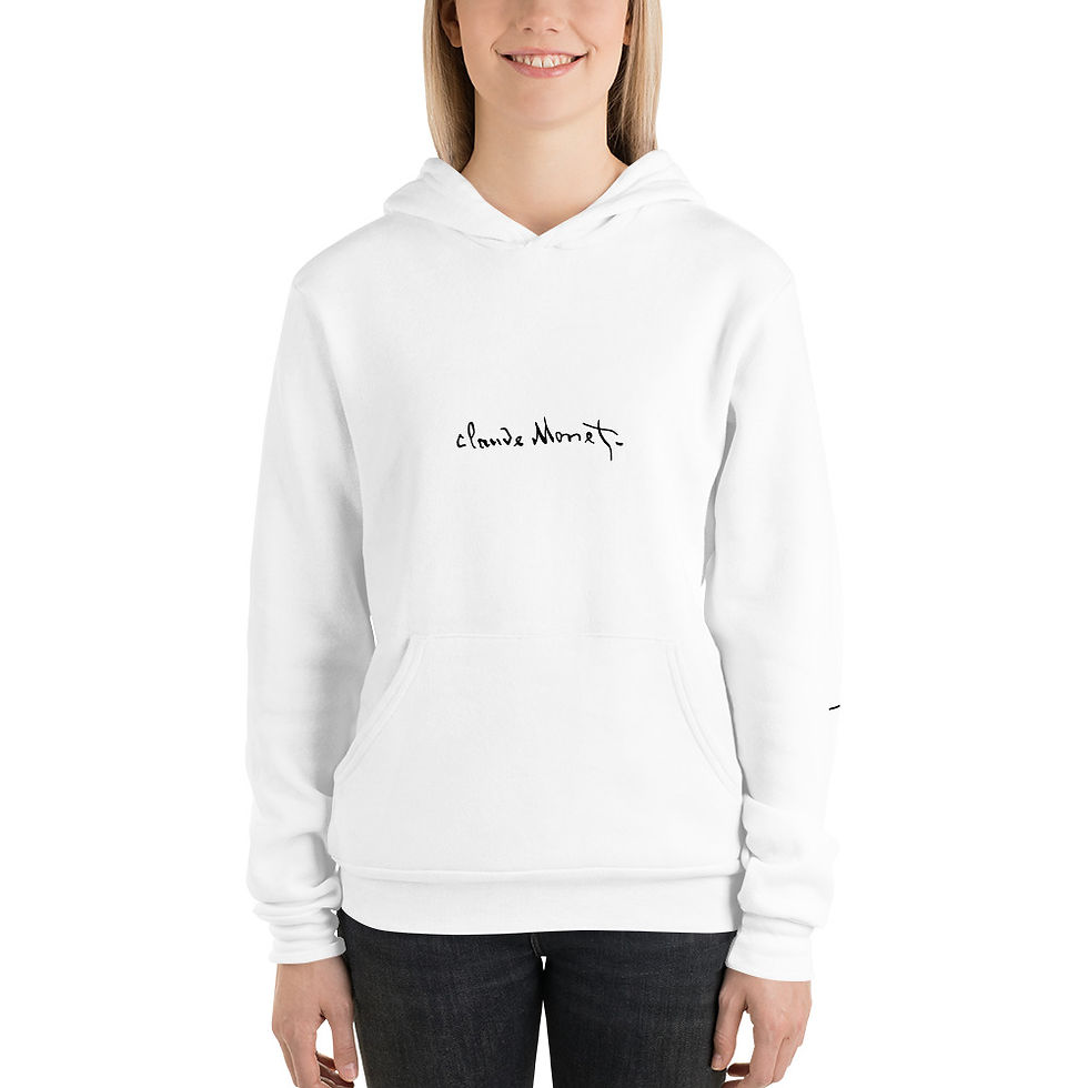 Thumbnail: Claude Monet Signature Hoodie - Inspired by Emily in Paris
