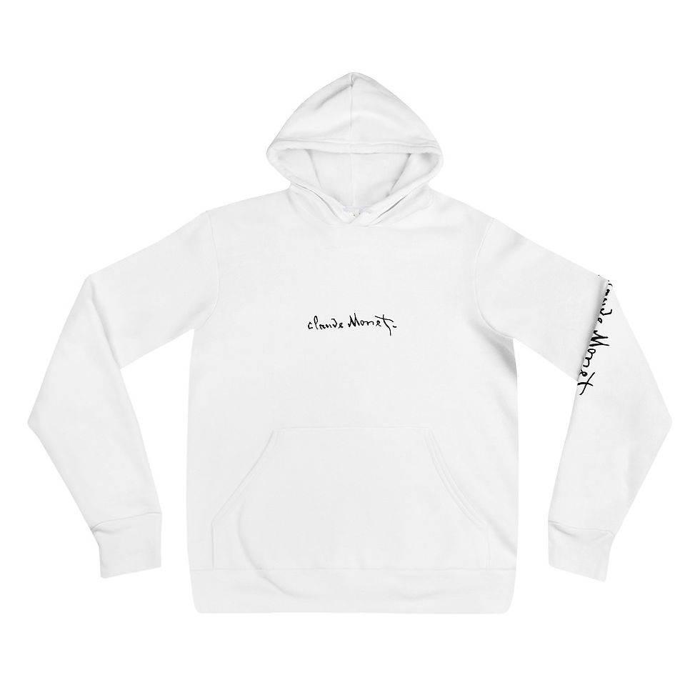 Thumbnail: Claude Monet Signature Hoodie - Inspired by Emily in Paris