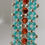 Thumbnail: Turquoise and Copper bracelet 