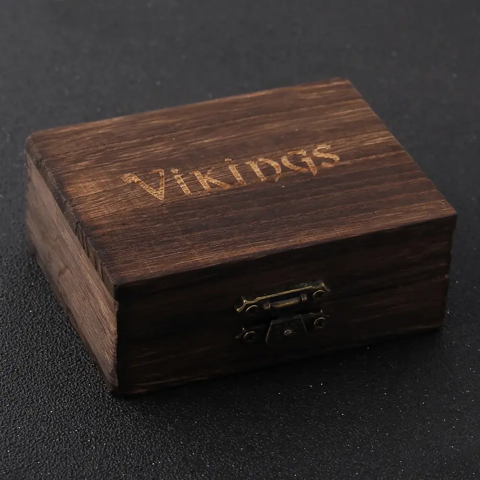 Thumbnail: 316L Stainless Steel Odin Norse Viking Amulet Rings