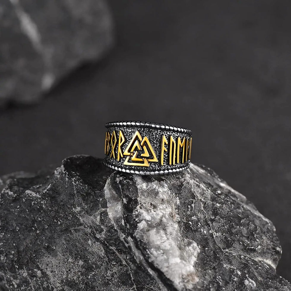 Thumbnail: Norse Viking Rings Stainless Steel