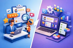 Done for You Review Service vs Software Compared