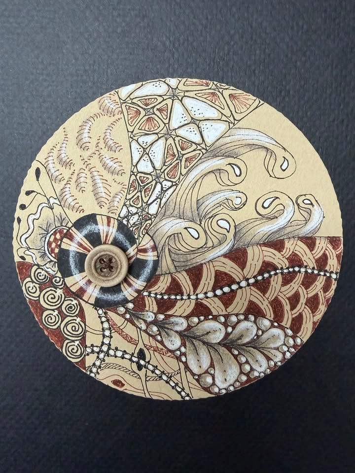 Zentangle: The Reset Button w/ Diana