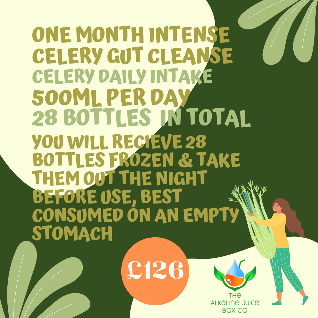 One Month Celery Cleanse