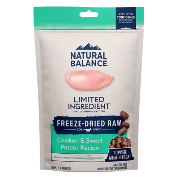 Freeze Dried Chicken & Sweet Potato Dog Treat