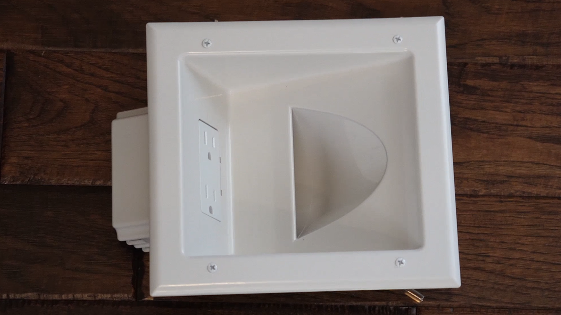 Possible solution is a recessed electrical box