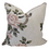 Thumbnail: lovely japanese  blossoms on linen cushion cover, a background of light beige and soft pink flowers, contemporary decor