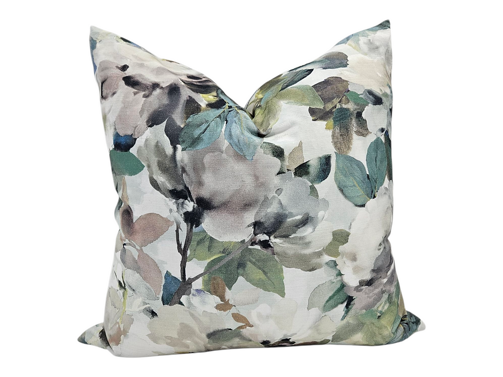 Thumbnail: designer guild, thelma's garden, scatter cushions, home decor, statement cushions, green floral pillows and cushions,