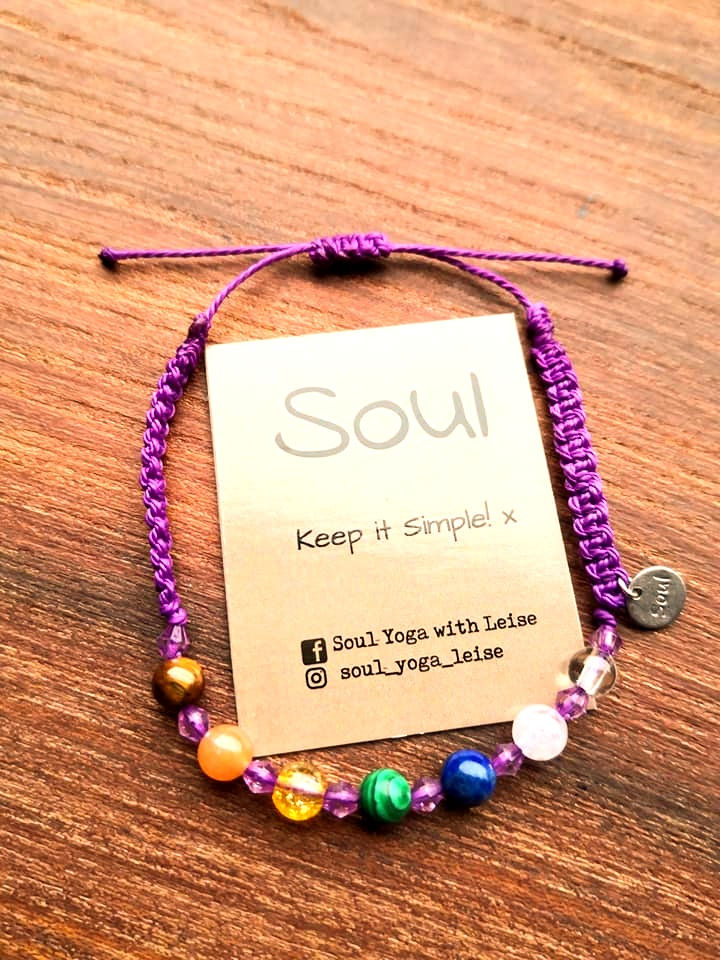 Mixed Gemstone and Crystal Chakra Healing Bracelet