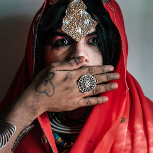 Indian Goth Drag against Patriarchy | Photo Performance