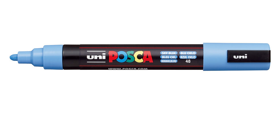 Miniatura: Posca PC 5M - 5mm - collection 1