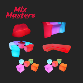 Ultimate Vibe Neon Package Mix Masters Glow Furniture Hire