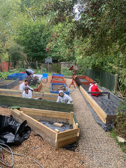 Preparing our raised beds for the season
