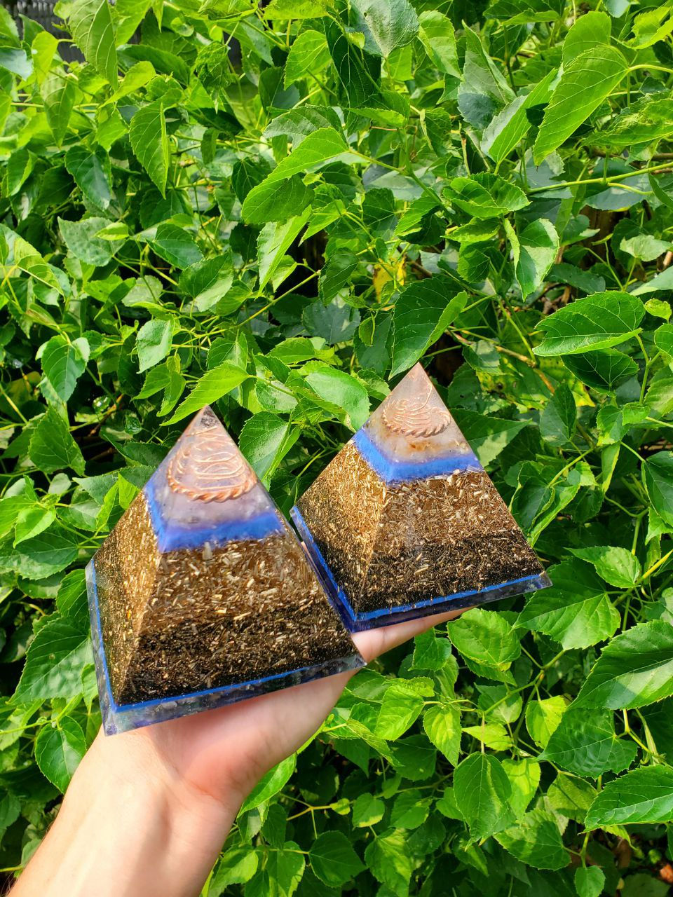 Thumbnail: 5-6"  Custom Orgone and Tensor Pyramid