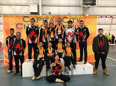 Team Jing Ying competes at the Capital City Championships