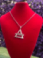 Thumbnail: Delta Auditor Silver Stainless Pendant-Necklace 